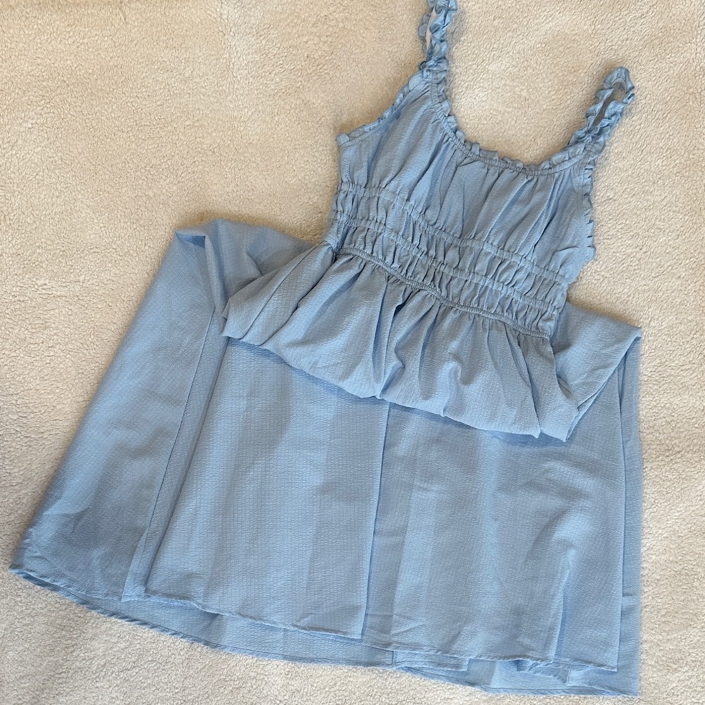 Light Blue Sleeveless Dress